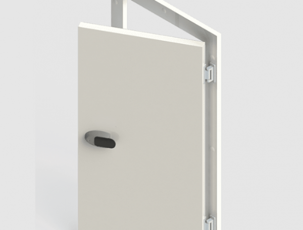 PORTA CAM GIRATÓRIA 1,00X2,00 100MM E/D BRANCO 4BA    