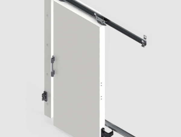 PORTA CAM CORRER 0,80X1,80 100MM E/D BRANCO 4BATE